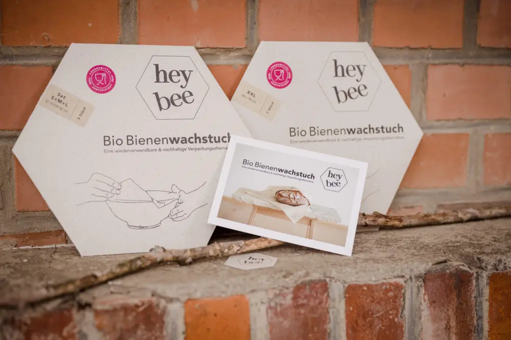 Bio Bienenwachstücher von hey bee … perfekt für den Schulstart